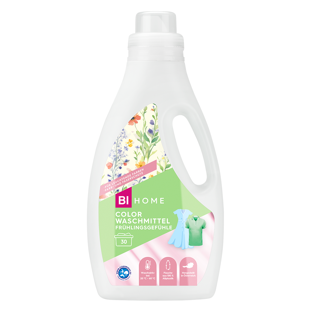 Bild: BI HOME Color Waschmittel Frühlingsgefühle Limited Edition