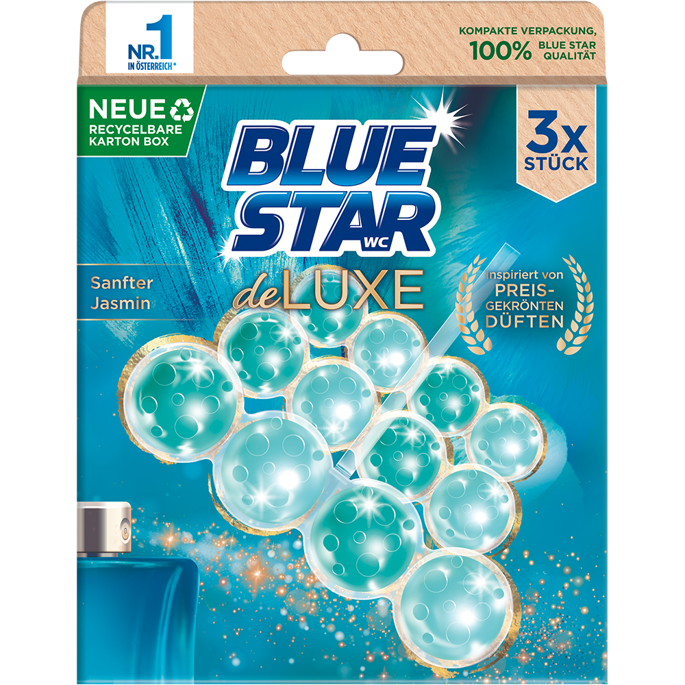 Bild: Blue Star duLuxe WC-Steine Sanfter Jasmin 
