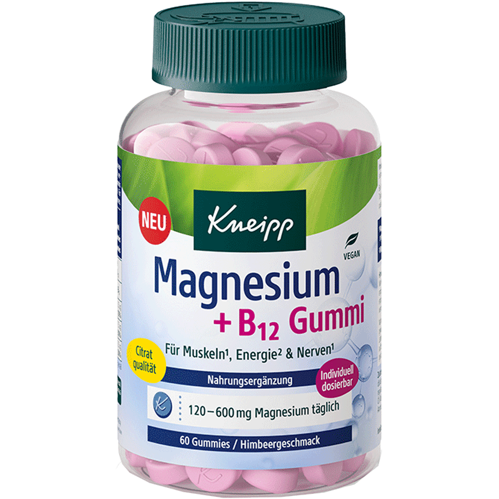Bild: Kneipp Magnesium + B12 Gummi 