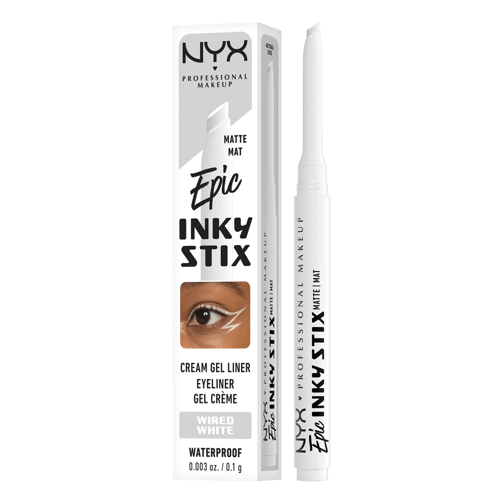 Bild: NYX Professional Make-up Epic Inky Stix Cream Gel Eyeliner Wired White Wired White