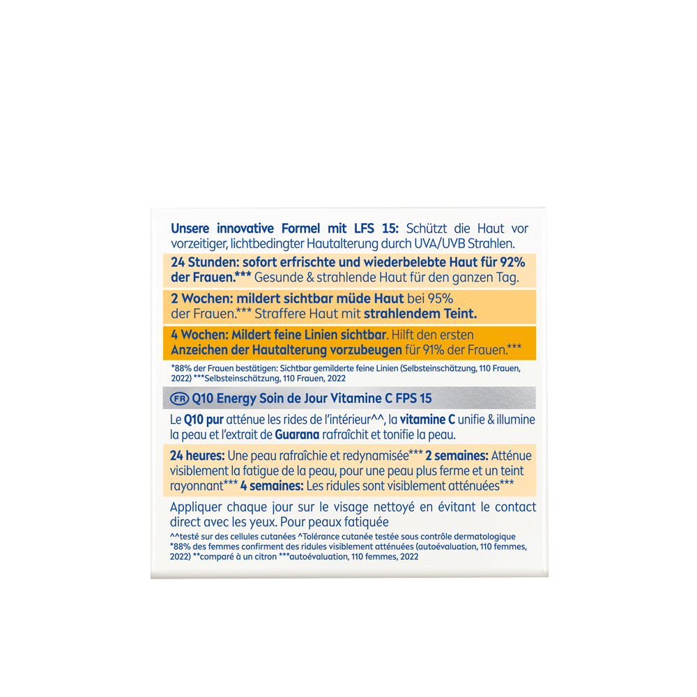 Bild: NIVEA Q10 Anti-Falten Energy Tagespflege