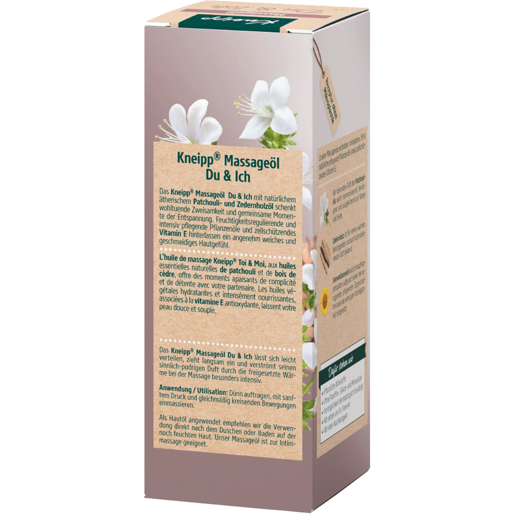 Bild: Kneipp Massageöl Du & Ich