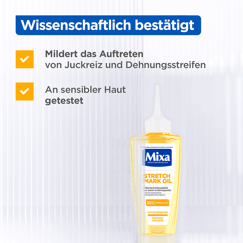 Bild: Mixa Niacinamide Stretchmark Oil