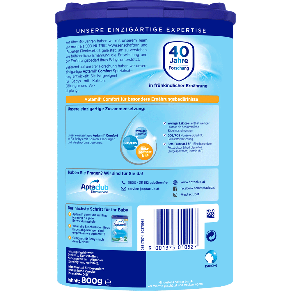 Bild: Aptamil Comfort