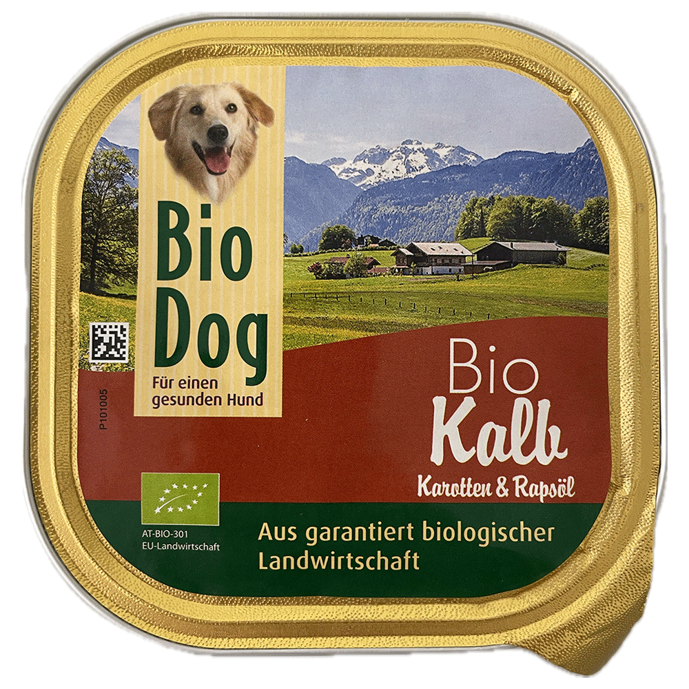 Bild: Bio Dog Bio Kalb mit Karotten & Rapsöl