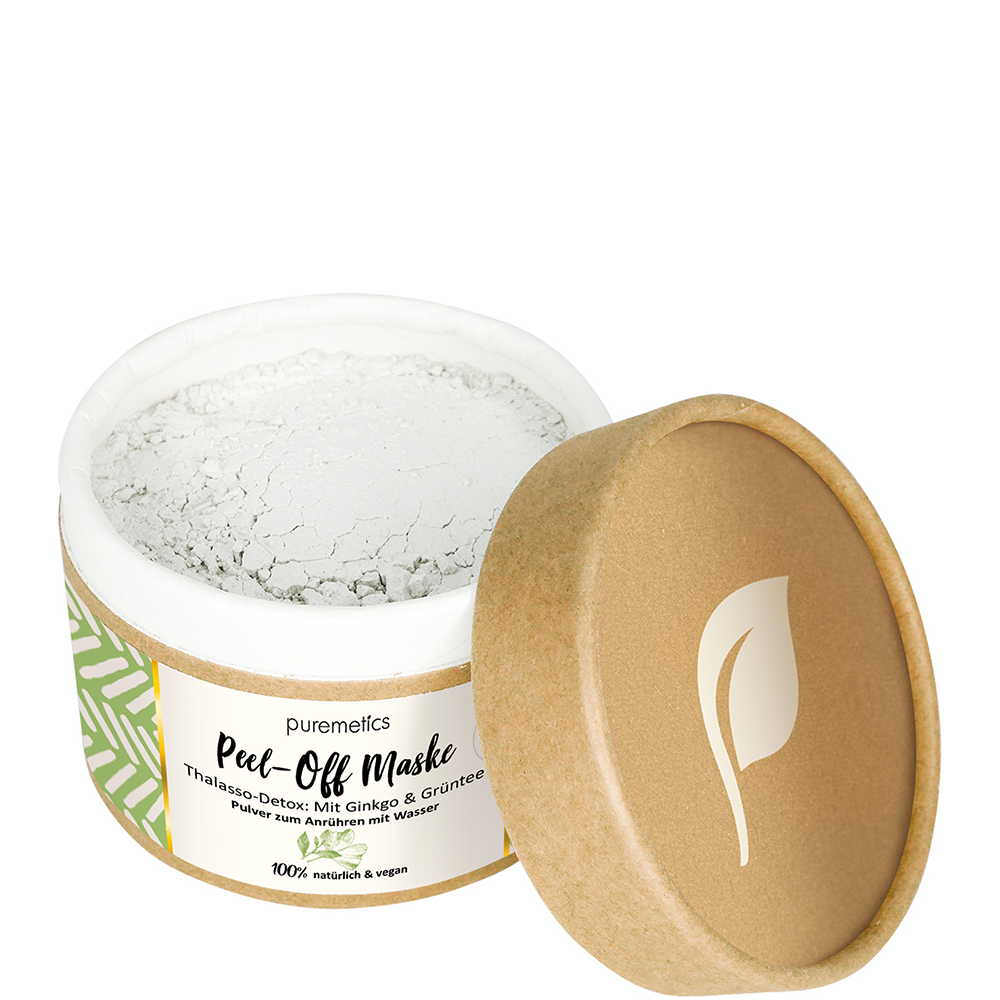 Bild: puremetics Peel-Off Gesichtsmaske Thalasso Detox Ginko & Grüntee