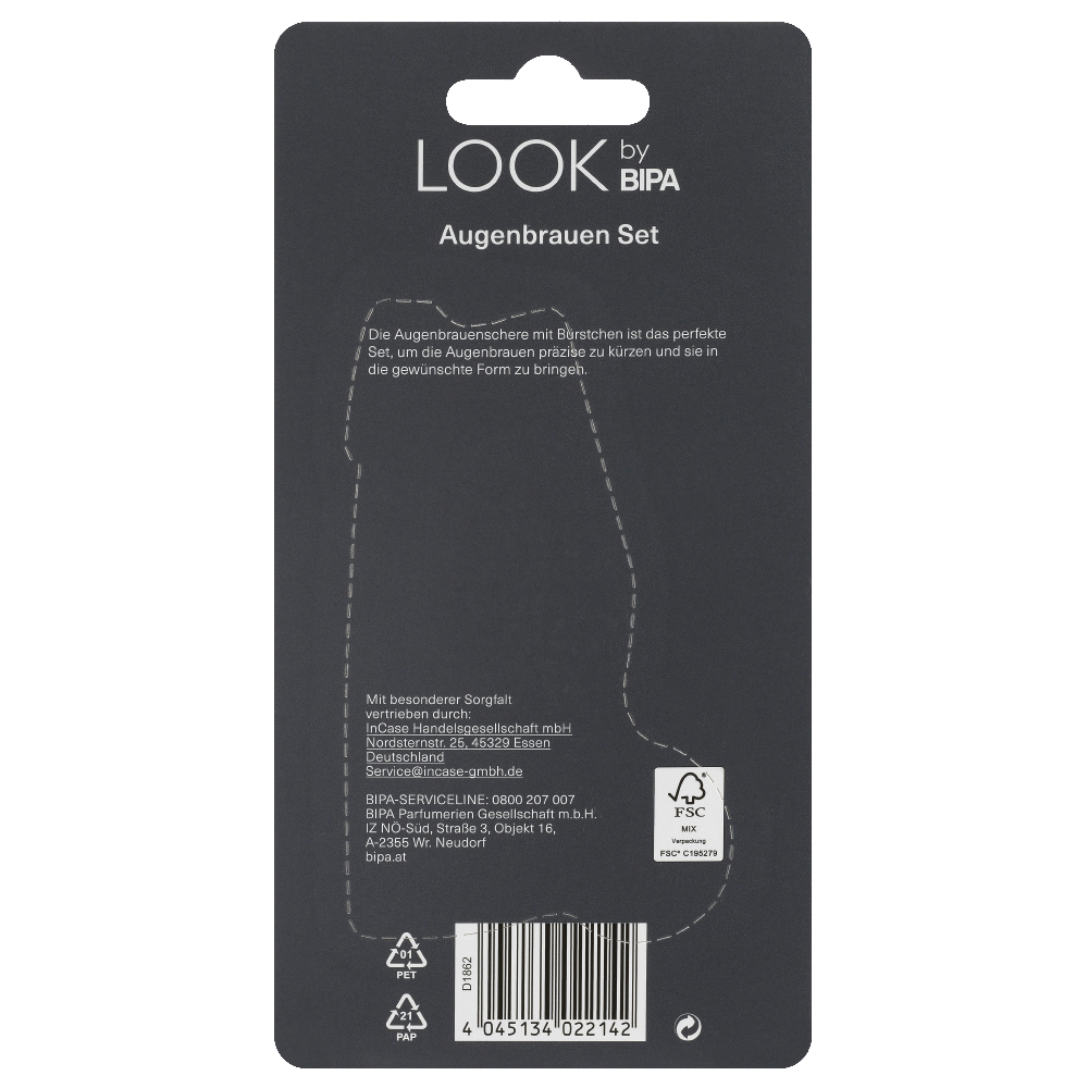 Bild: LOOK BY BIPA Augenbrauen Set 