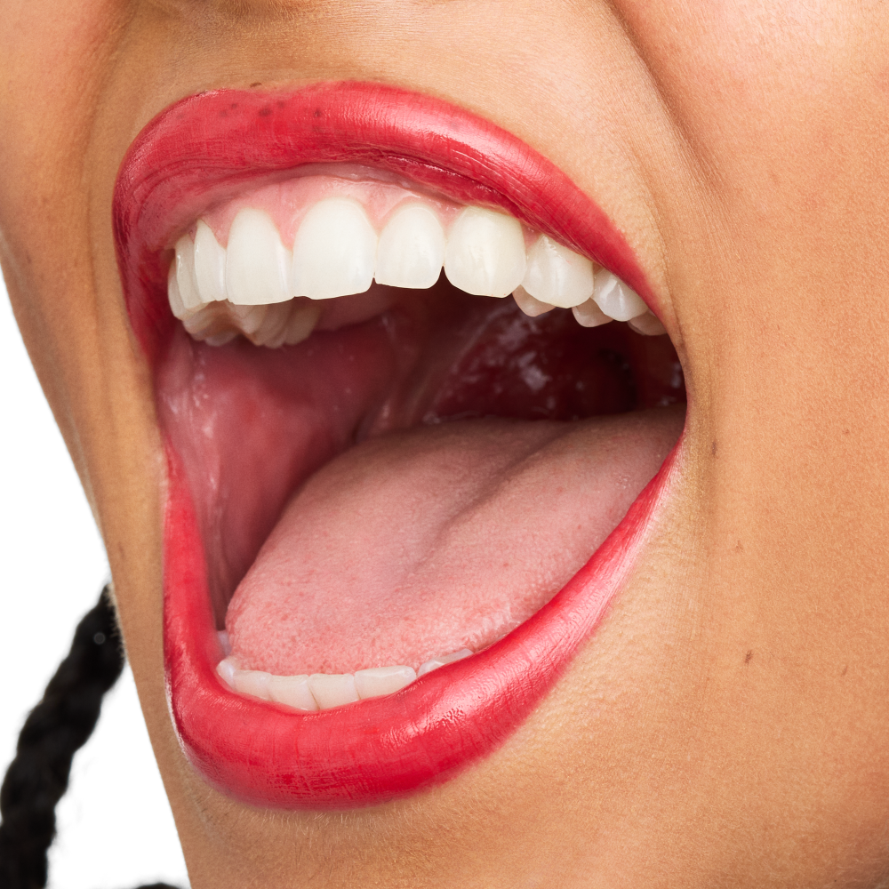 Bild: essence GLOSSY GLAZE high shine lipstick 04