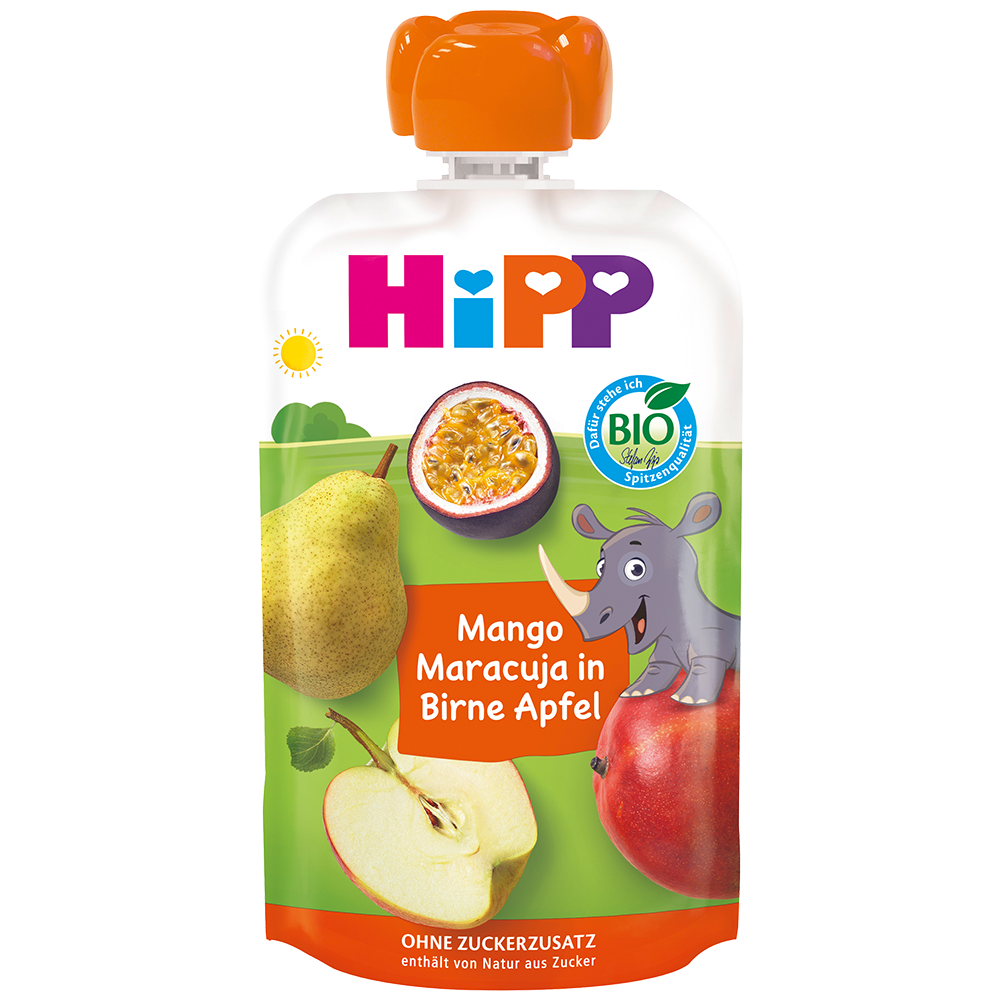 Bild: HiPP Mango-Maracuja in Birne-Apfel 