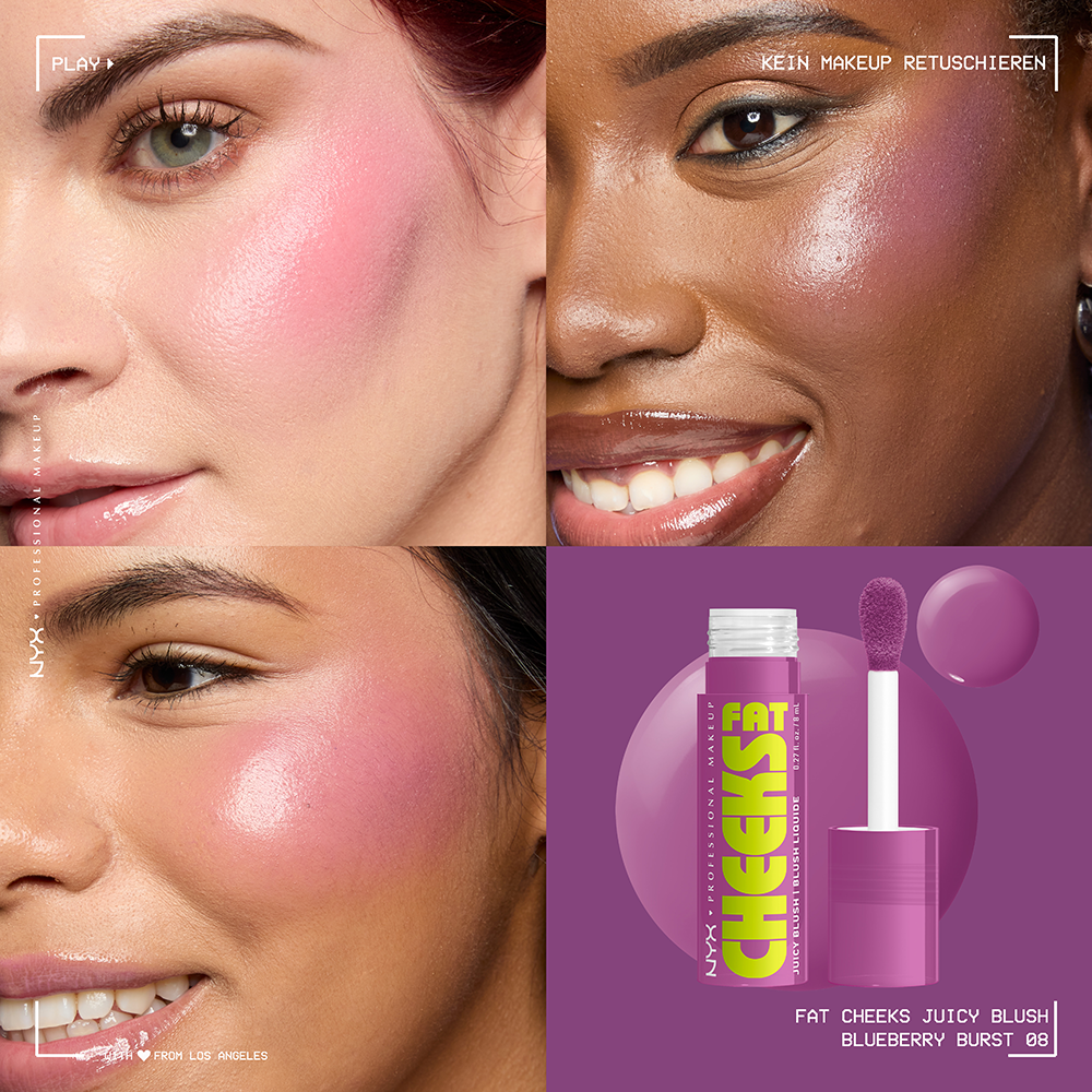 Bild: NYX Professional Make-up Fat Cheeks Blush Blueberry Burst 8