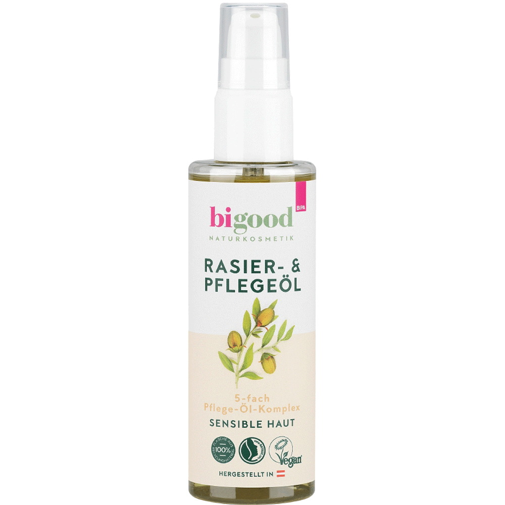 Bild: bi good Rasieröl 5fach-Pflegeölkomplex