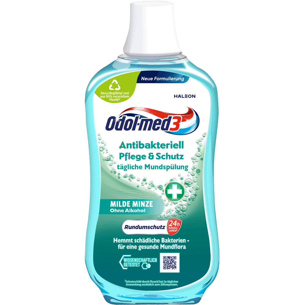 Bild: Odol-med3 Mundspülung Antibakteriell 