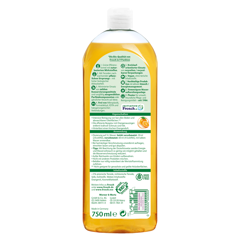 Bild: Frosch Universal Reiniger Orange 