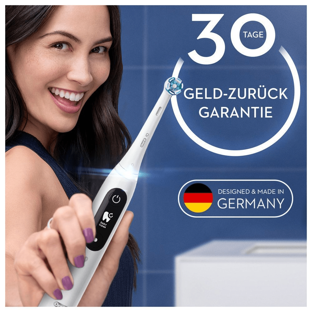 Bild: Oral-B iO Series 7 Elektrische Zahnbürste, White Alabaster