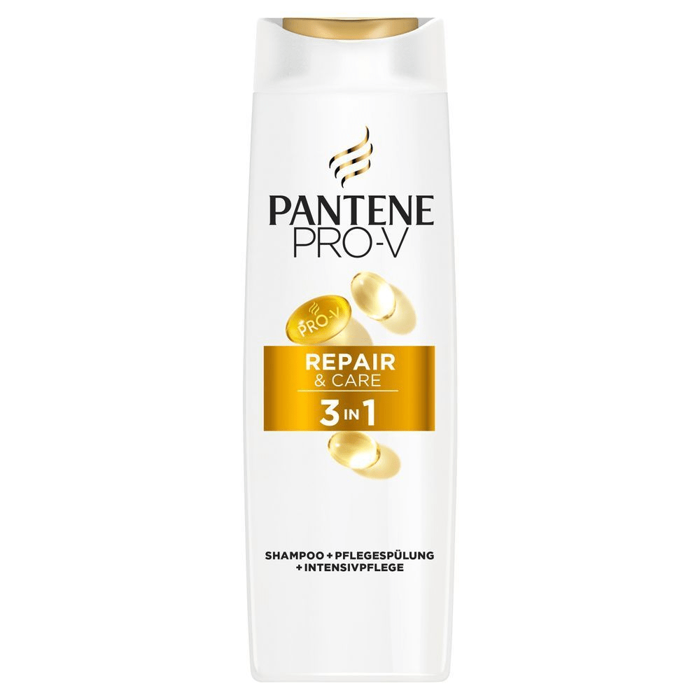 Bild: PANTENE PRO-V Repair & Care 3-In-1 Shampoo + Pflegespülung + Intensivpflege 