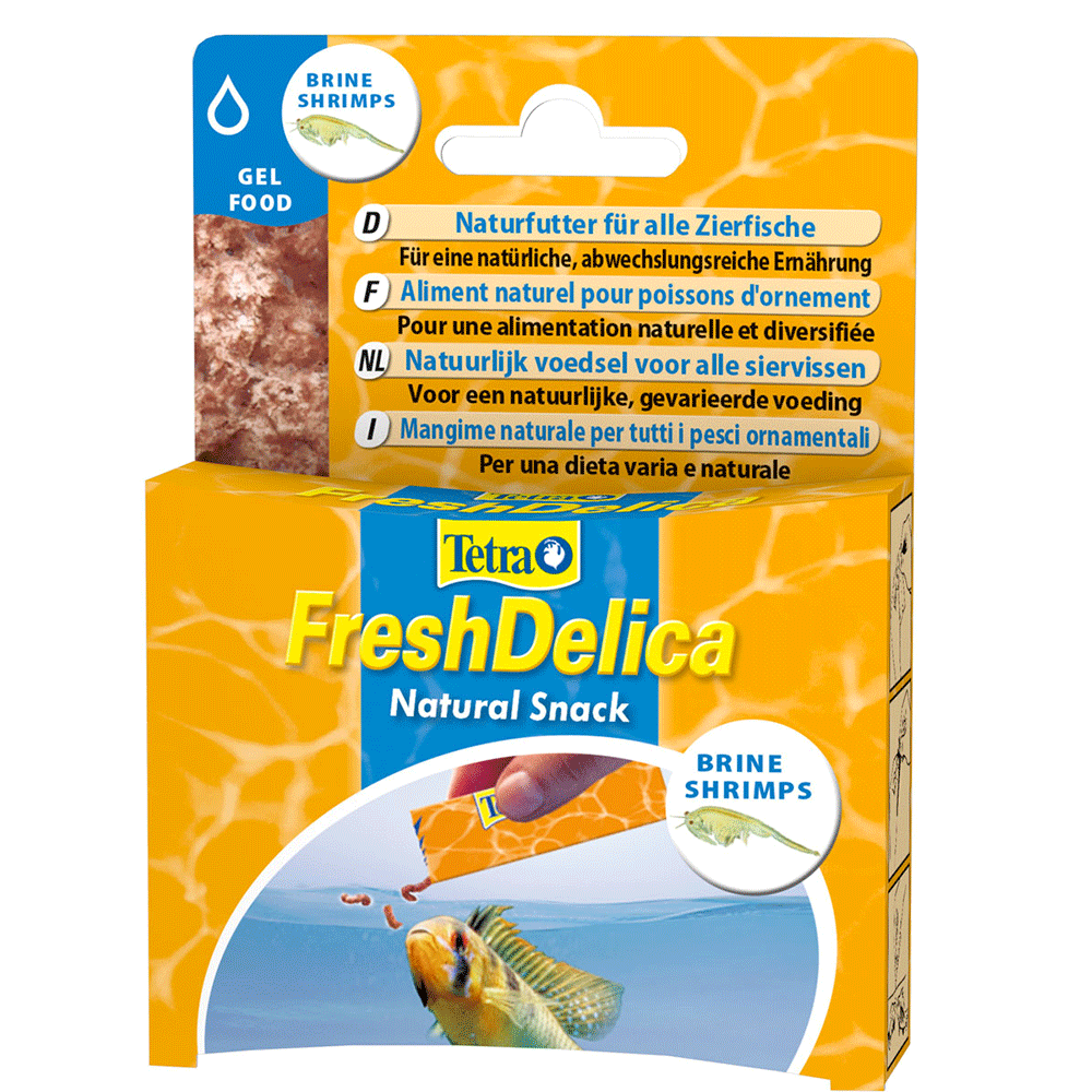 Bild: Tetra Gelfutter FreshDelica Brine Shrimps
