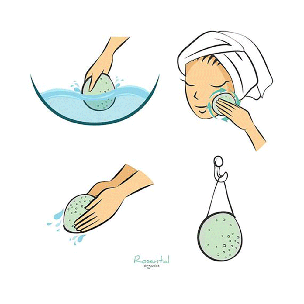 Bild: Rosental Konjac Schwamm Grüner Tee