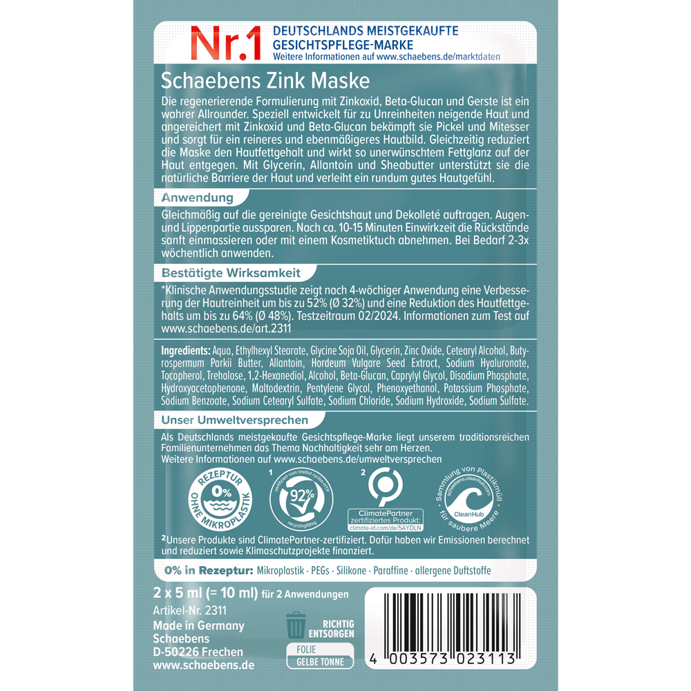 Bild: Schaebens Zink Maske 