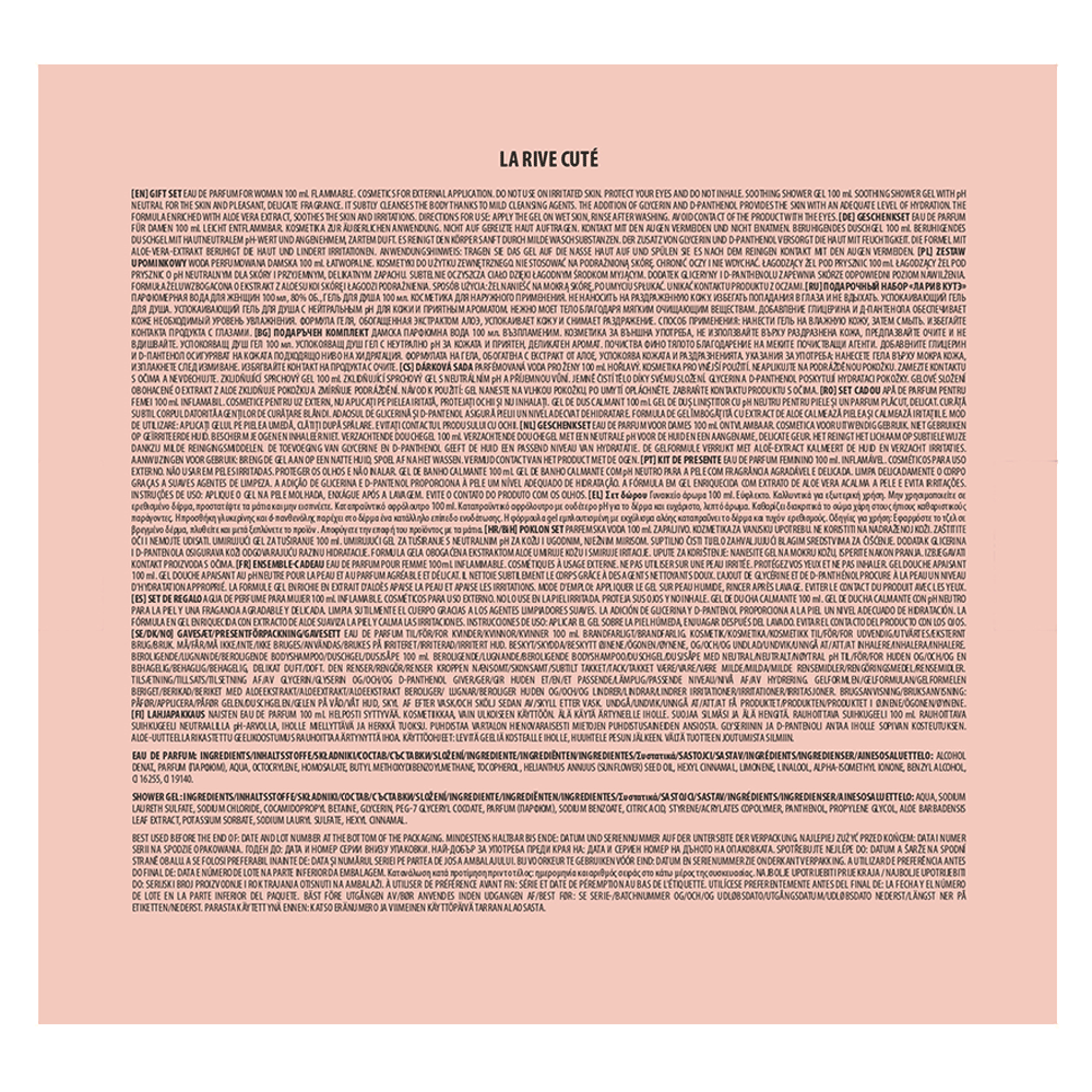 Bild: LA RIVE Cute Geschenkset Eau de Parfum 100 ml + Duschgel 100 ml
