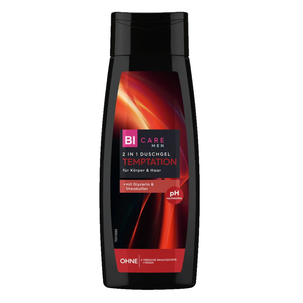 Bild: BI CARE MEN 2in1 Duschgel Temptation