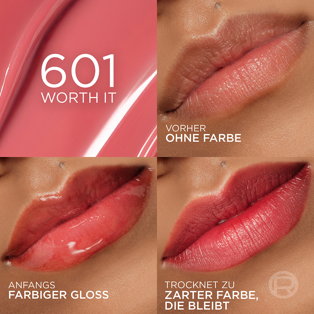 Bild: L'ORÉAL PARIS Hyaluron Tint Lip Stain Serum Worth It 601