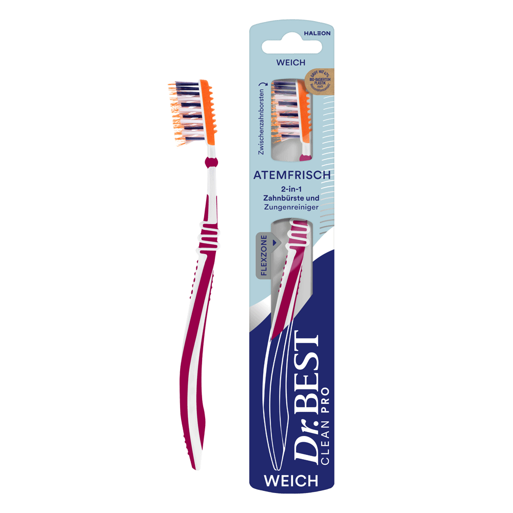 Bild: Dr. BEST Atemfrisch Zahnbürste Weich 