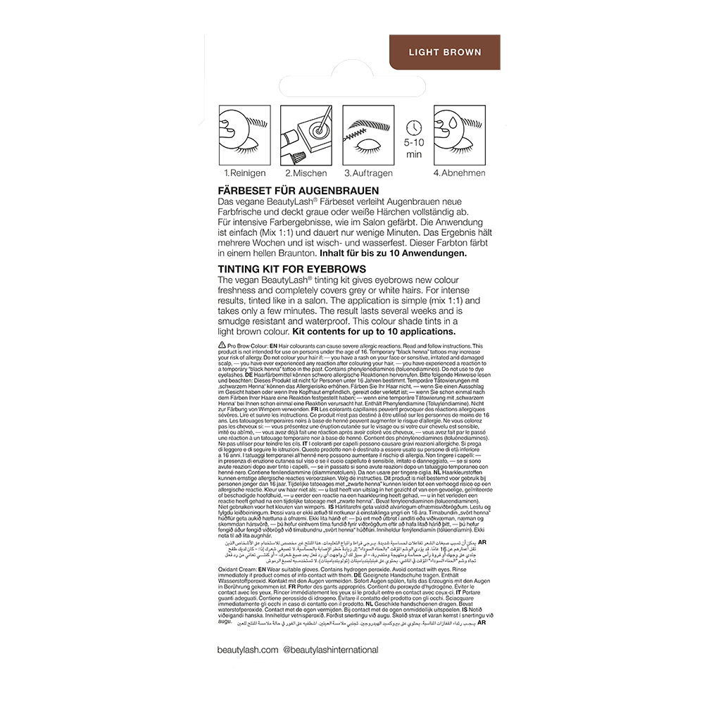 Bild: BeautyLash Pro Brow Colour hellbraun
