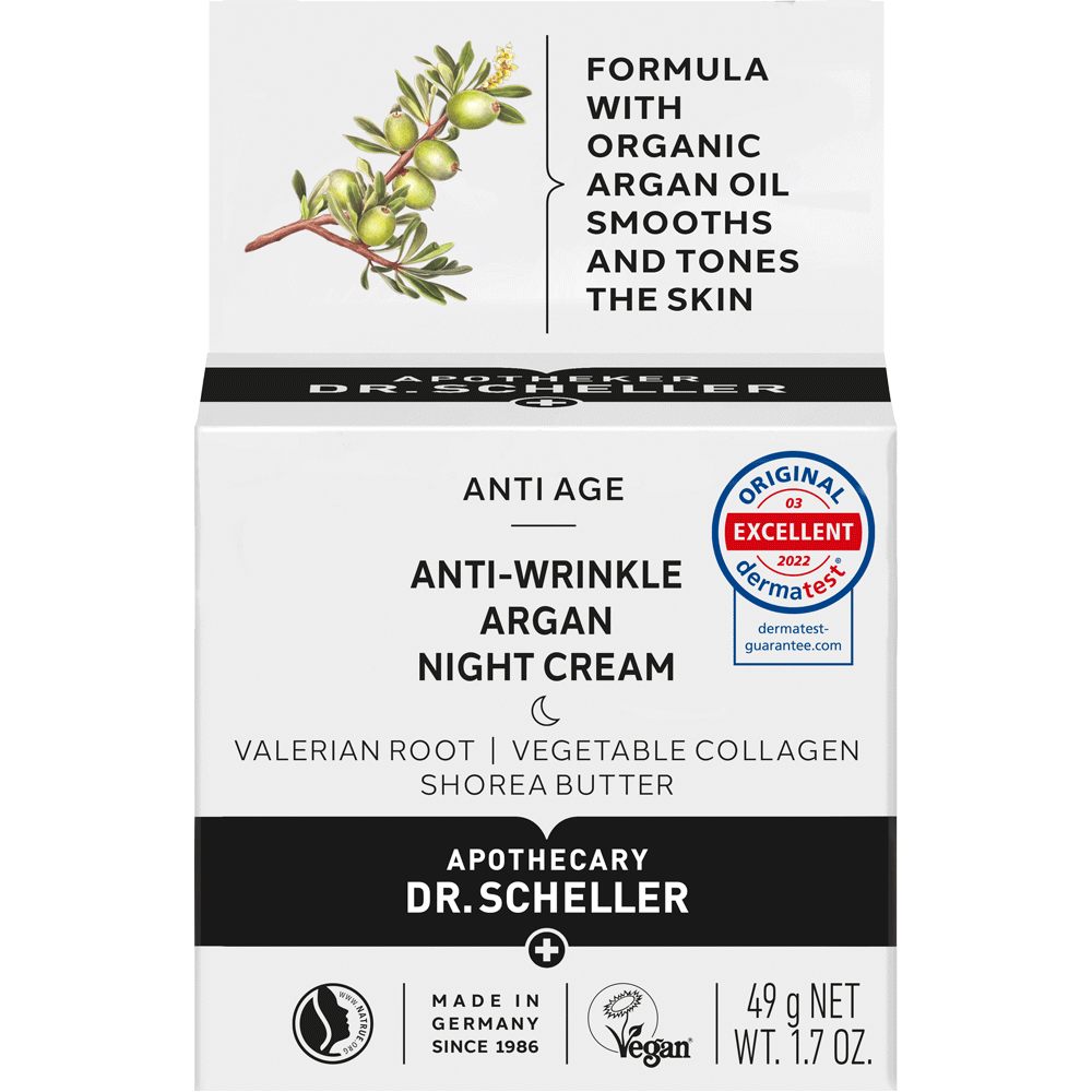 Bild: Dr. Scheller Anti-Falten Nachtcreme Argan 