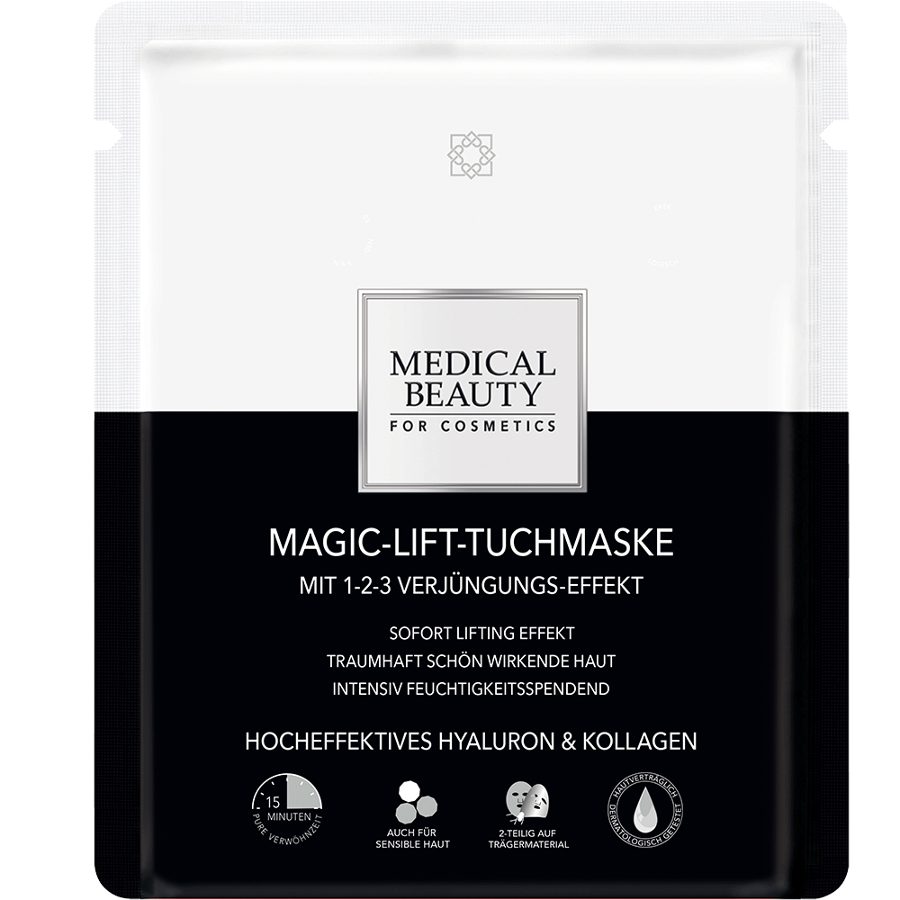 Bild: MEDICAL BEAUTY for Cosmetics Magic-Lift-Tuchmaske Verjüngungseffekt
