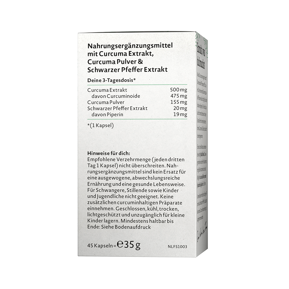 Bild: NATURE LOVE Curcuma Extrakt 
