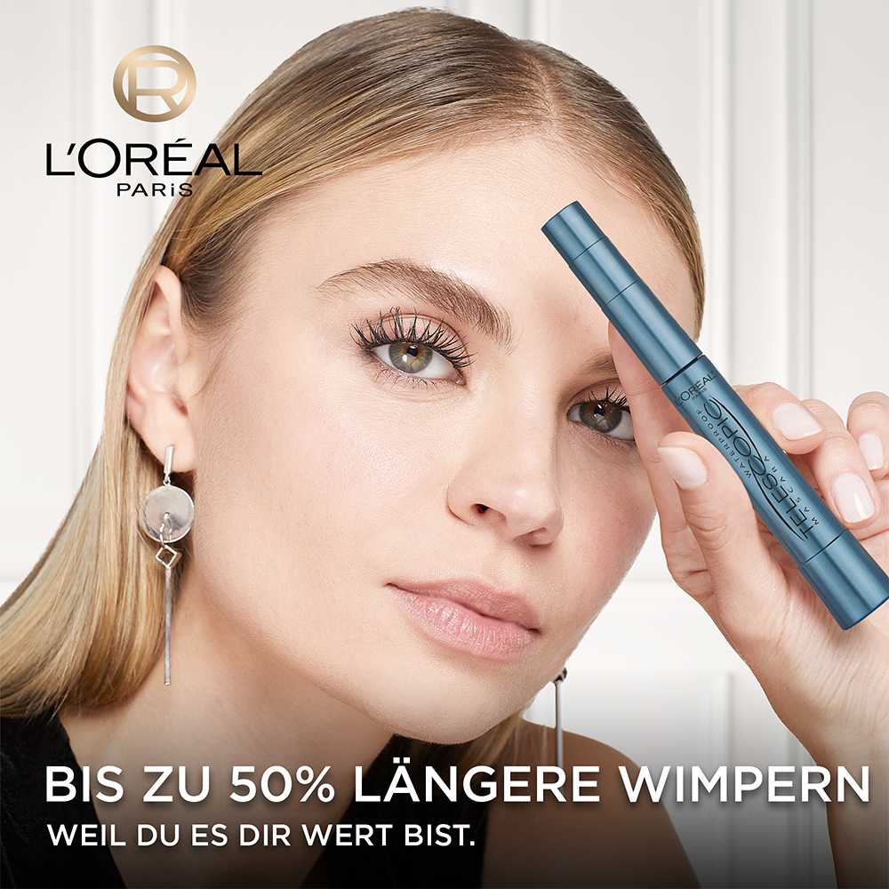 Bild: L'ORÉAL PARIS Telescopic Waterproof Mascara Schwarz