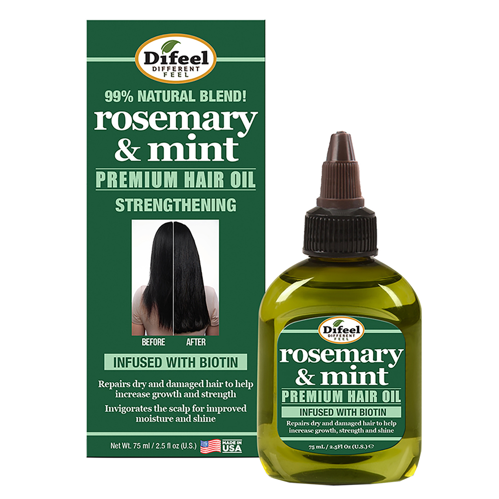 Bild: Difeel Premium Haar Öl Strenghtening Rosemary and Mint