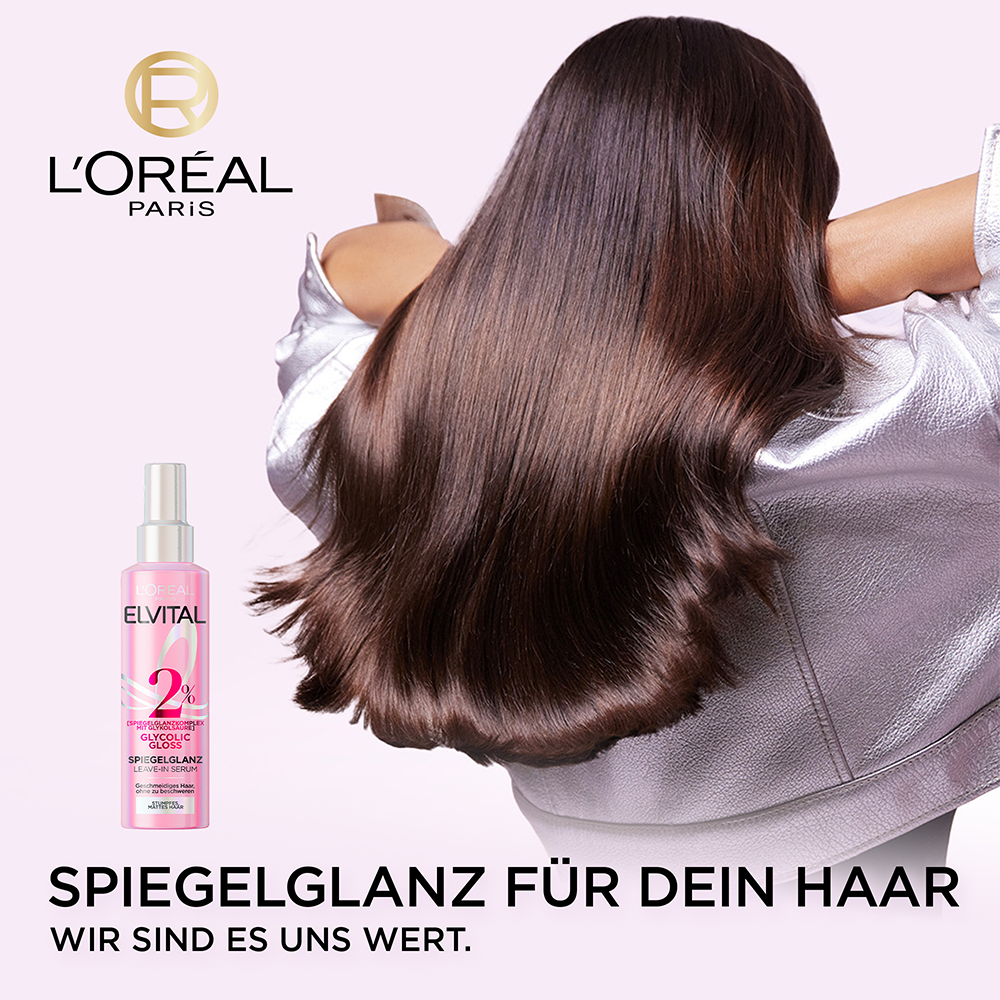Bild: L'ORÉAL PARIS ELVITAL Glycolic Gloss Leave-in Serum 