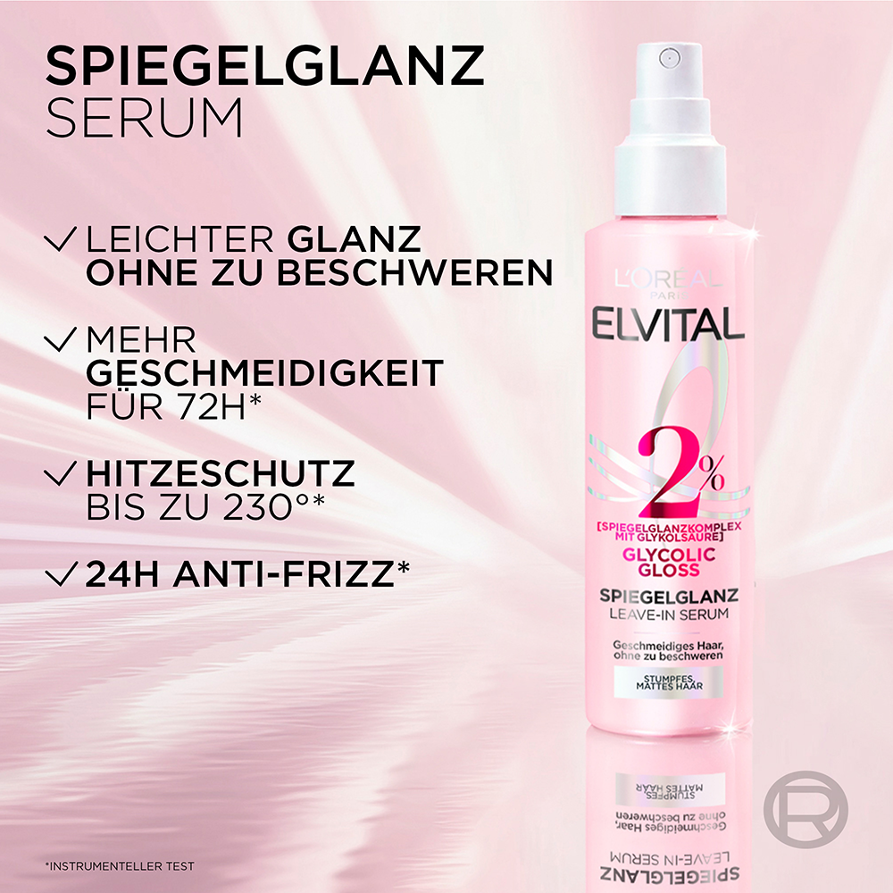 Bild: L'ORÉAL PARIS ELVITAL Glycolic Gloss Leave-in Serum 