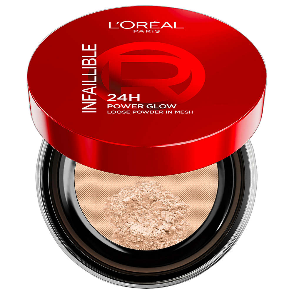 Bild: L'ORÉAL PARIS Infaillible 24H Power Glow Loose Powder in Mesh Universal
