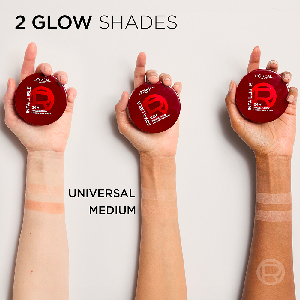 Bild: L'ORÉAL PARIS Infaillible 24H Power Glow Loose Powder in Mesh Universal