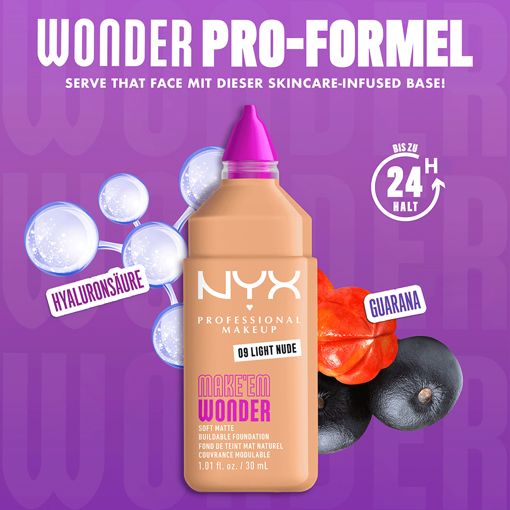 Bild: NYX Professional Make-up Make 'EM Wonder Foundation Light Nude 9