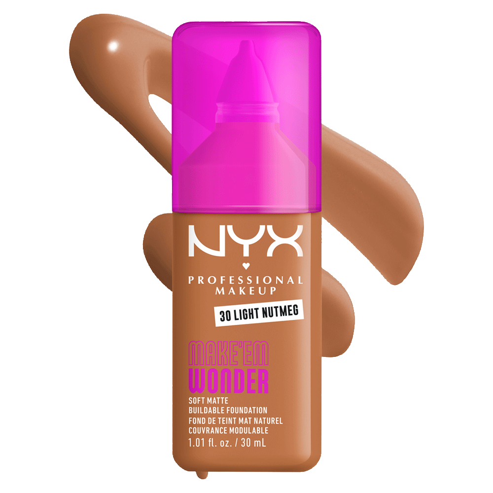 Bild: NYX Professional Make-up Make 'EM Wonder Foundation Light Nutmeg 30