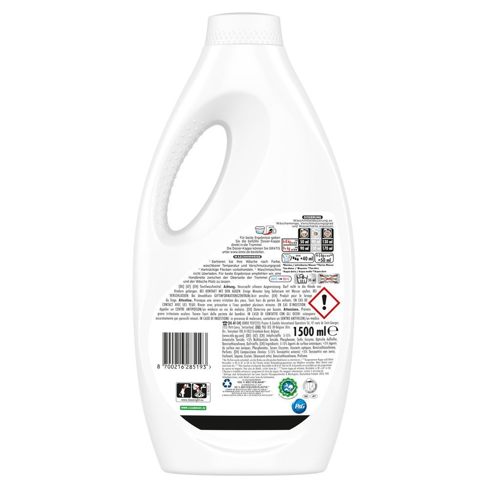 Bild: Lenor Sensitive Flüssigwaschmittel