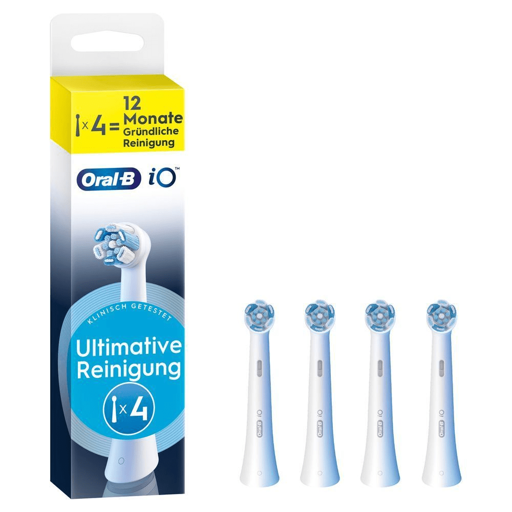 Bild: Oral-B iO Ultimative Reinigung Aufsteckbürsten, Weiß 