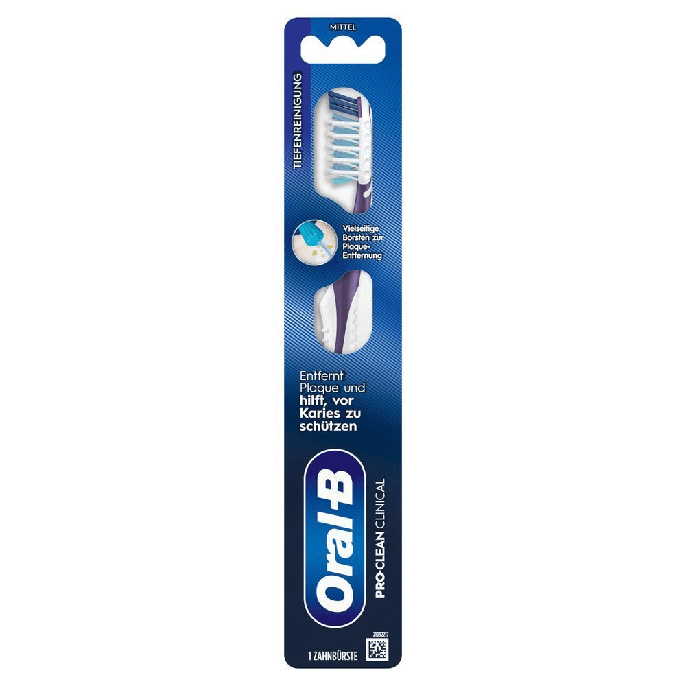 Bild: Oral-B CROSS ACTION PRO-CLEAN CLINICAL Handzahnbürste, Medium Borsten 