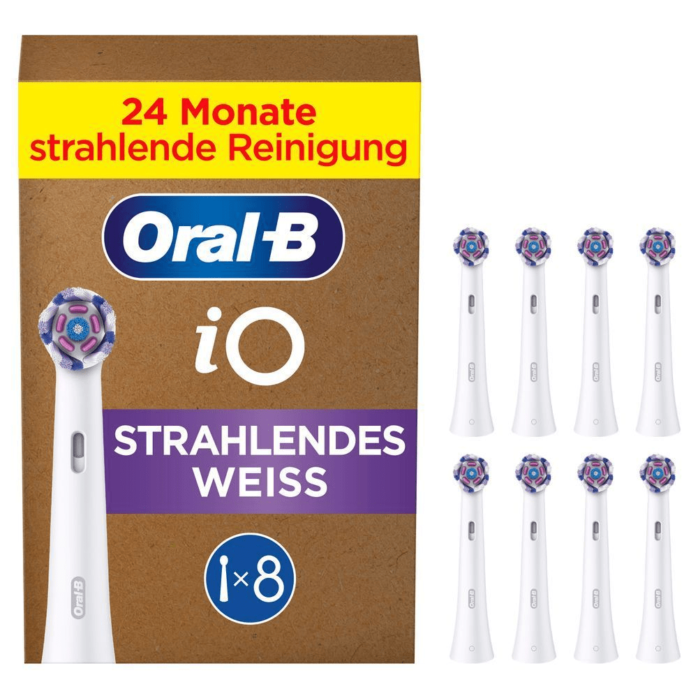 Bild: Oral-B iO Strahlendes Weiss Aufsteckbürsten, Weiß 