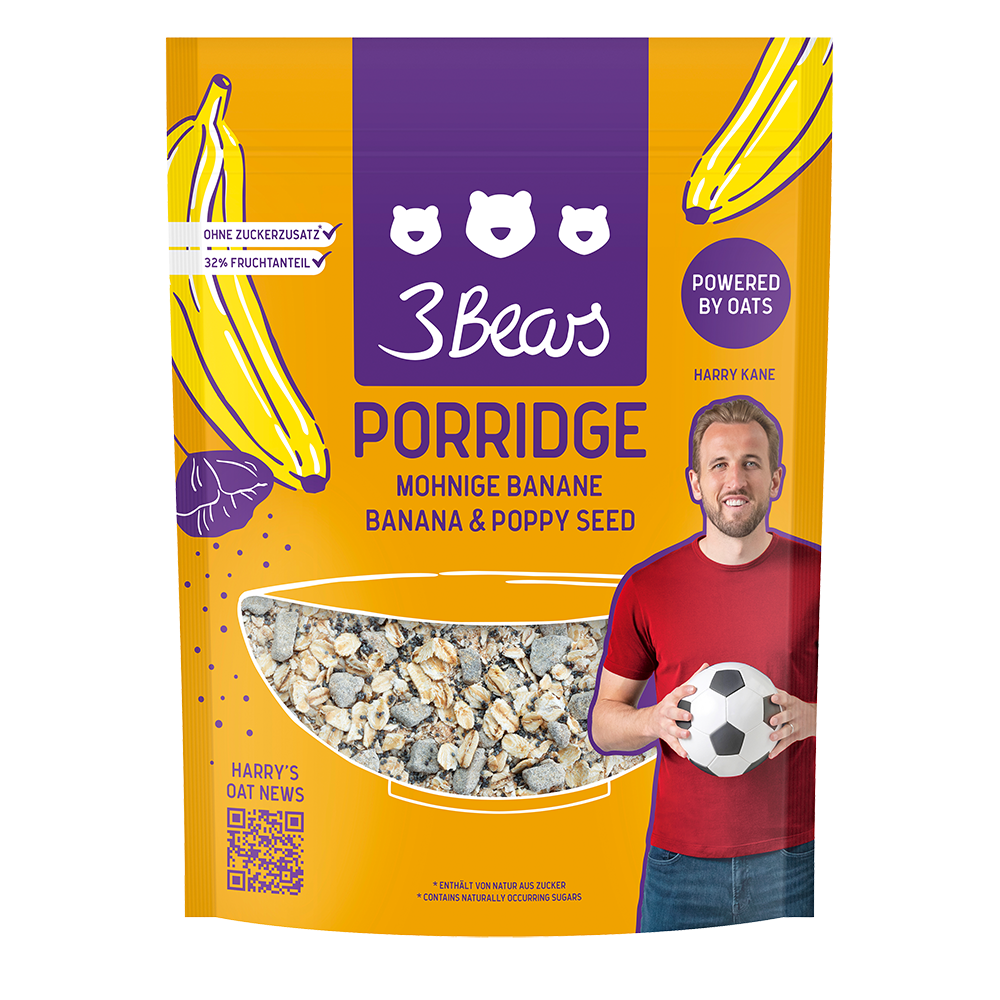 Bild: 3Bears Porridge Mohnige Banane 