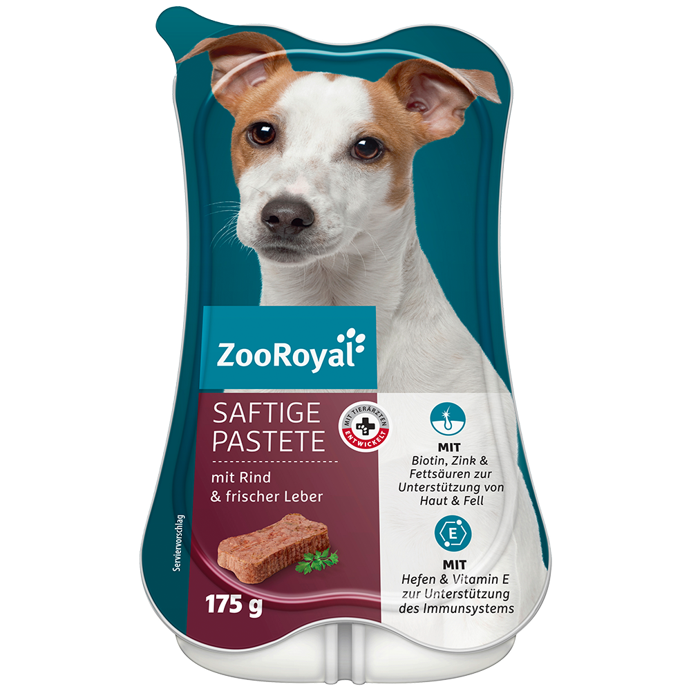 Bild: ZooRoyal Saftige Pastete mit Rind und frischer Leber 