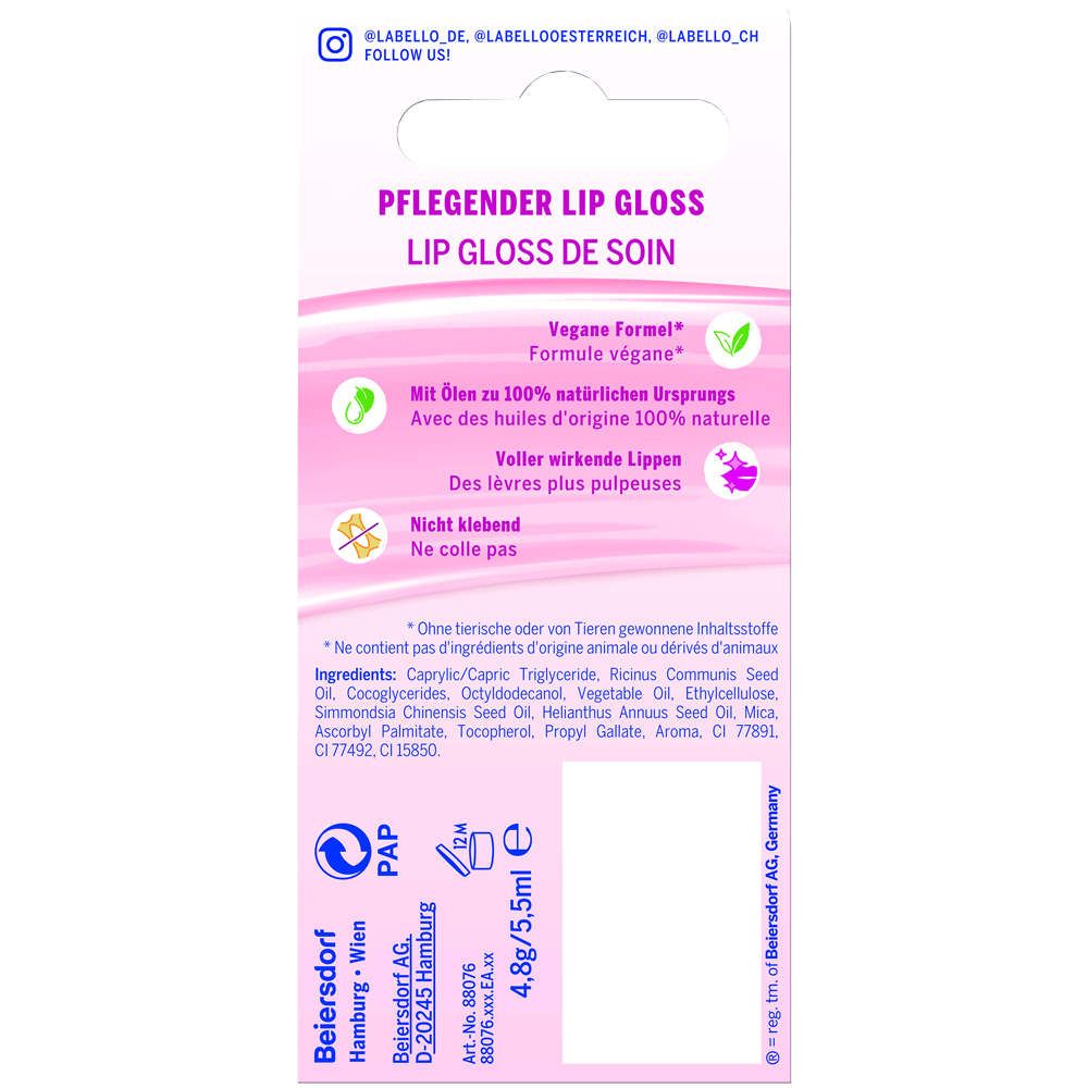 Bild: labello Lipgloss Transparent 