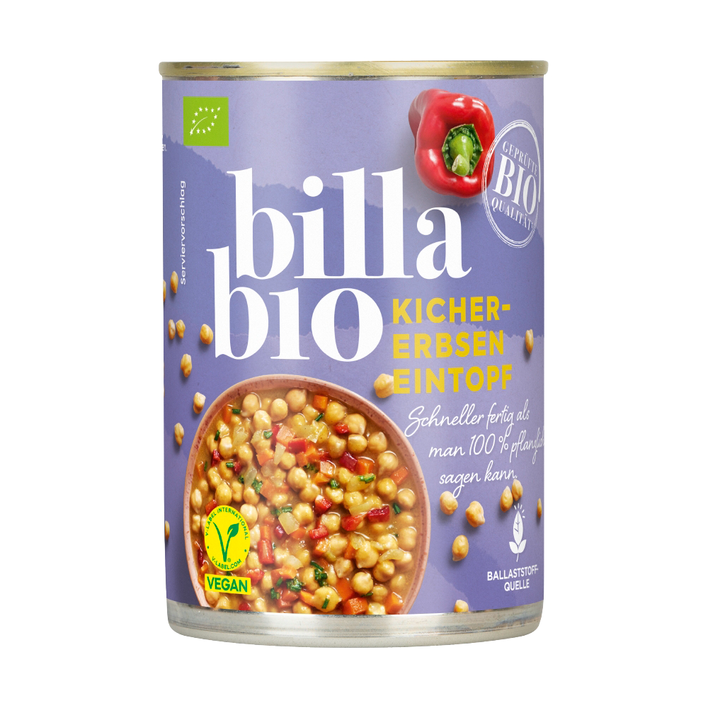 Bild: Billa Bio Kichererbsen Eintopf 