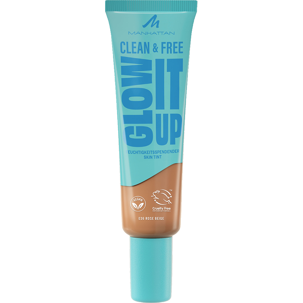 Bild: MANHATTAN Clean & Free Glow It Up Skin Tint Rose Beige 036