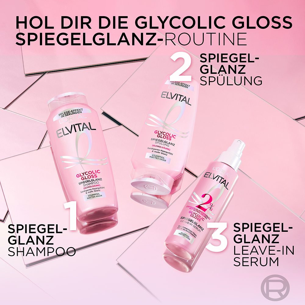 Bild: L'ORÉAL PARIS ELVITAL Glycolic Gloss Shampoo 