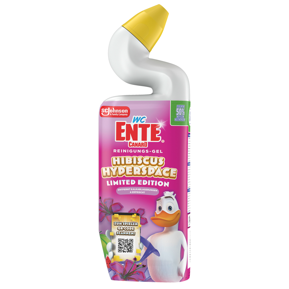 Bild: WC-Ente Hibiscus Hyperspace