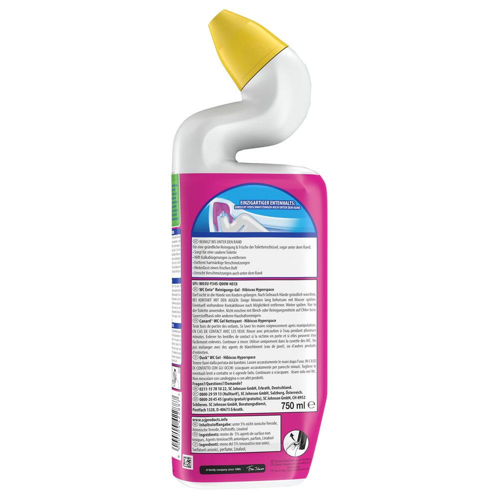 Bild: WC-Ente Hibiscus Hyperspace